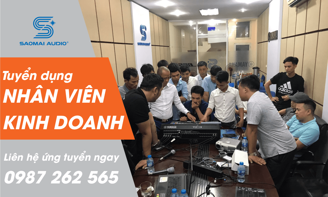 Saomai Audio tuyển dụng nhân viên kinh doanh năm 2022