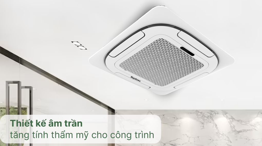 Máy lạnh âm trần với thiết kế sang trọng