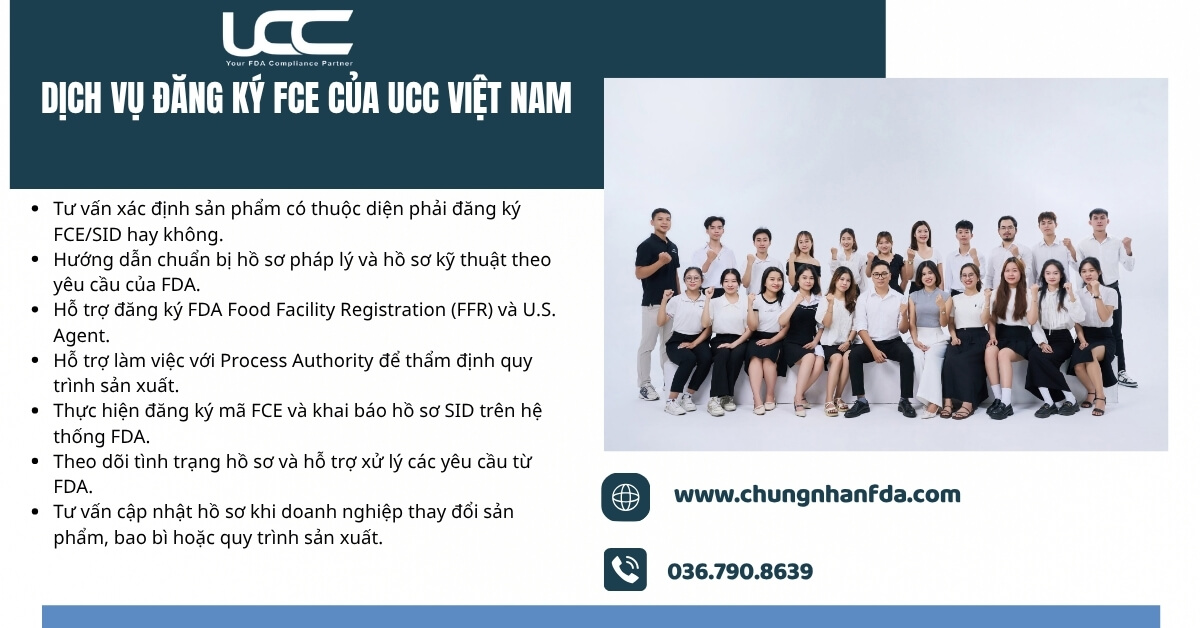 Dịch vụ đăng ký FCE của UCC Việt Nam