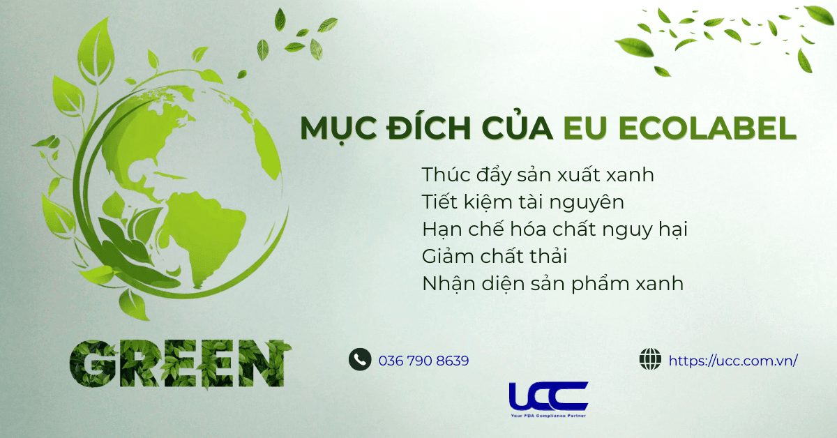 Mục đích của EU Ecolabel