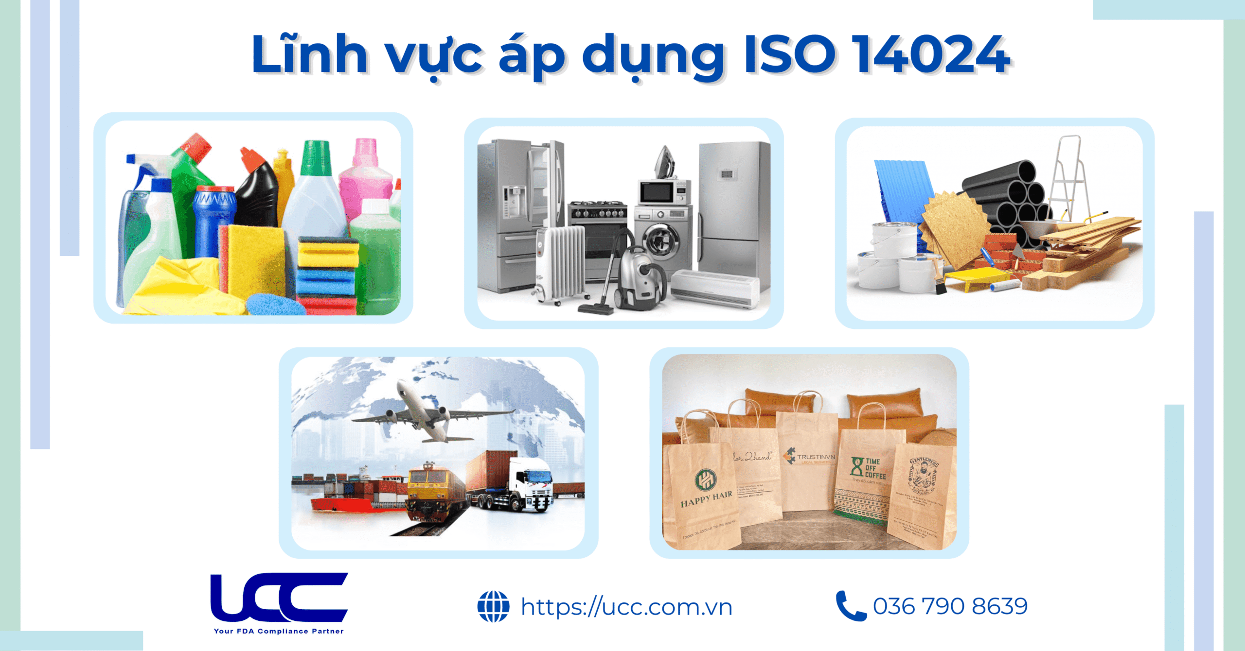 ISO 14024 được áp dụng rộng rãi trong nhiều lĩnh vực