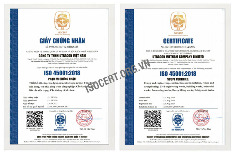 Chứng nhận ISO 45001 - 3