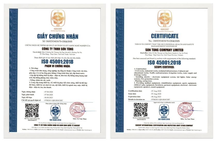 Chứng nhận ISO 45001 an toàn - 4